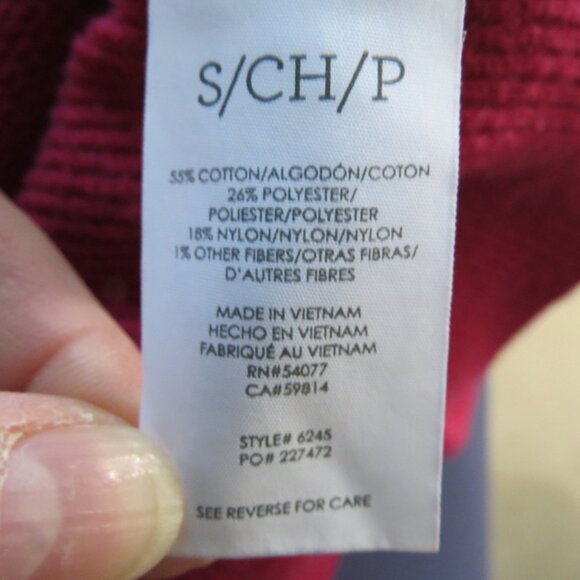 Cabi Easy Pullover Pink/Berry V-Neck Sweater Size Small - Picture 8 of 9